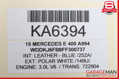15-18 Mercedes W212 E400 E350 Rear SAM Module Relay Fuse Box Assembly 2129004022