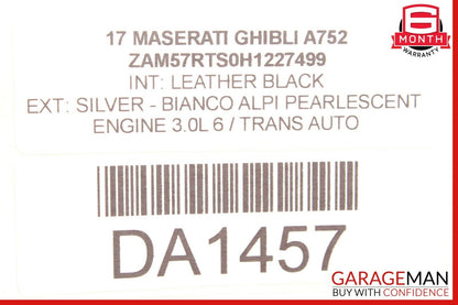 14-17 Maserati Ghibli Turbo Intercooler Hose Line Pipe Pressure Tube 670039062