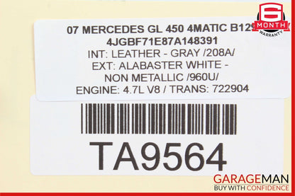 07-09 Mercedes X164 GL450 Front Right Side Headlight Head Light Lamp Bi Xenon