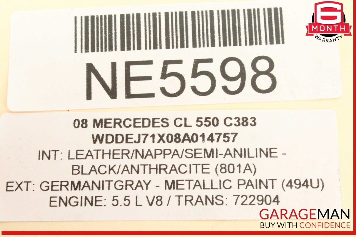 07-11 Mercedes W216 CL550 S550 A/C Air Conditioning Compressor 7SEU17C OEM