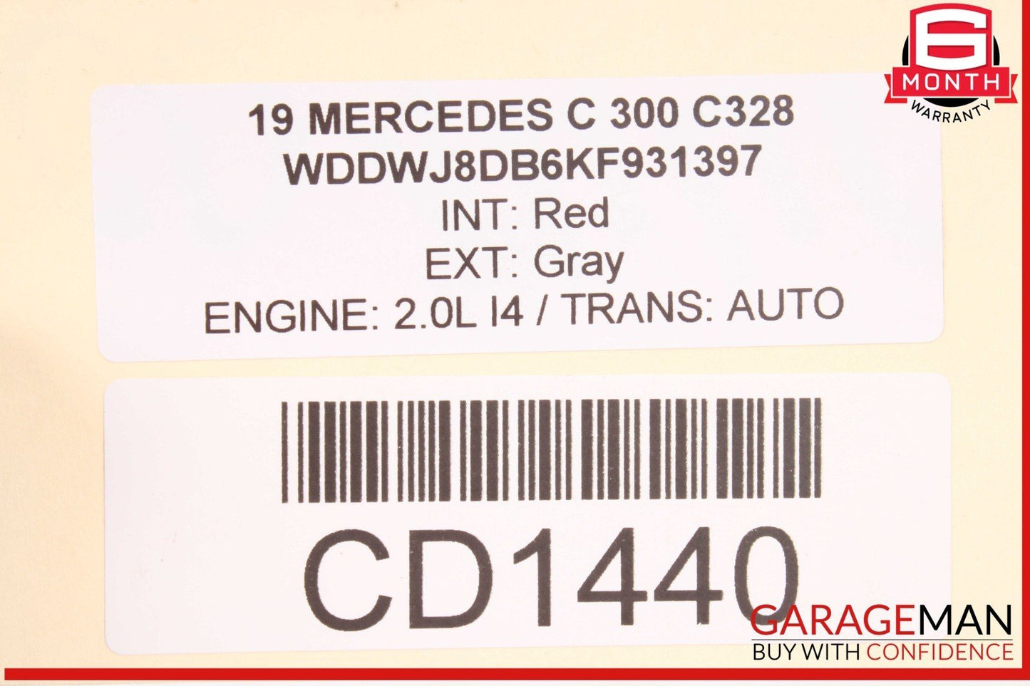19-23 Mercedes W205 C300 RWD Rear Differential Diff Axle Carrier Assembly OEM