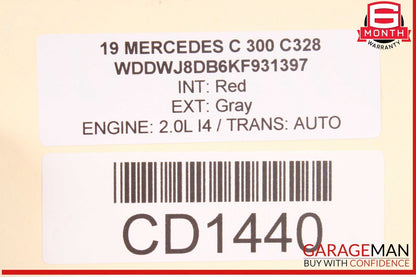 19-23 Mercedes W205 C300 RWD Rear Differential Diff Axle Carrier Assembly OEM