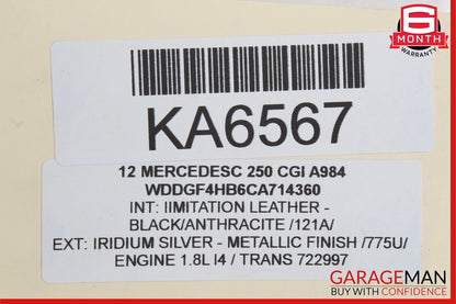 12-16 Mercedes SLK350 E350 SLK250 C250 Engine Motor Cooling Radiator