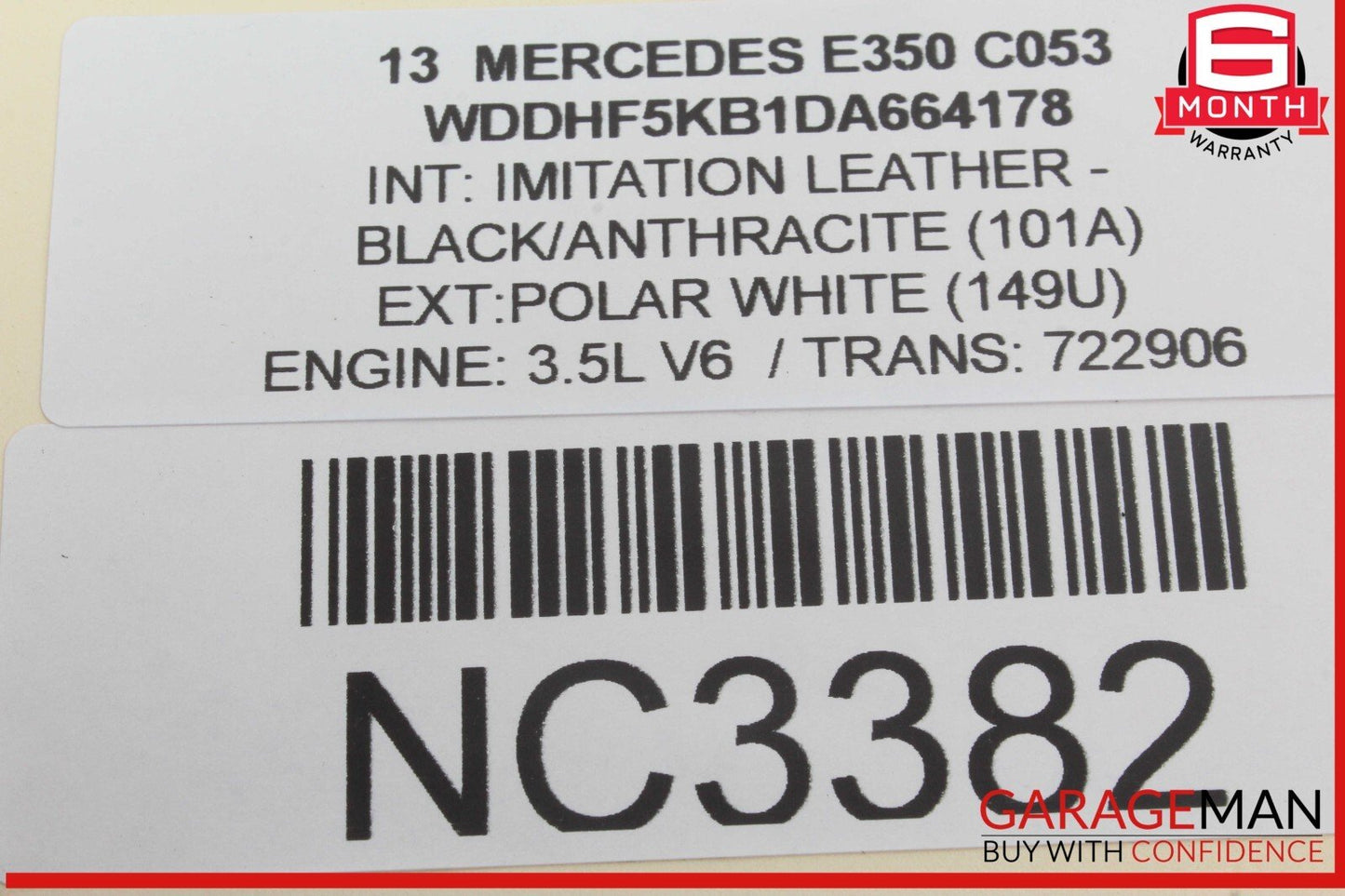 10-16 Mercedes W212 E350 E400 Instrument Cluster Clear Bezel Trim Cover OEM
