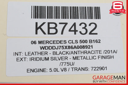 06-11 Mercedes W219 CLS500 CLS55 AMG Door Handle Rear Right Passenger OEM