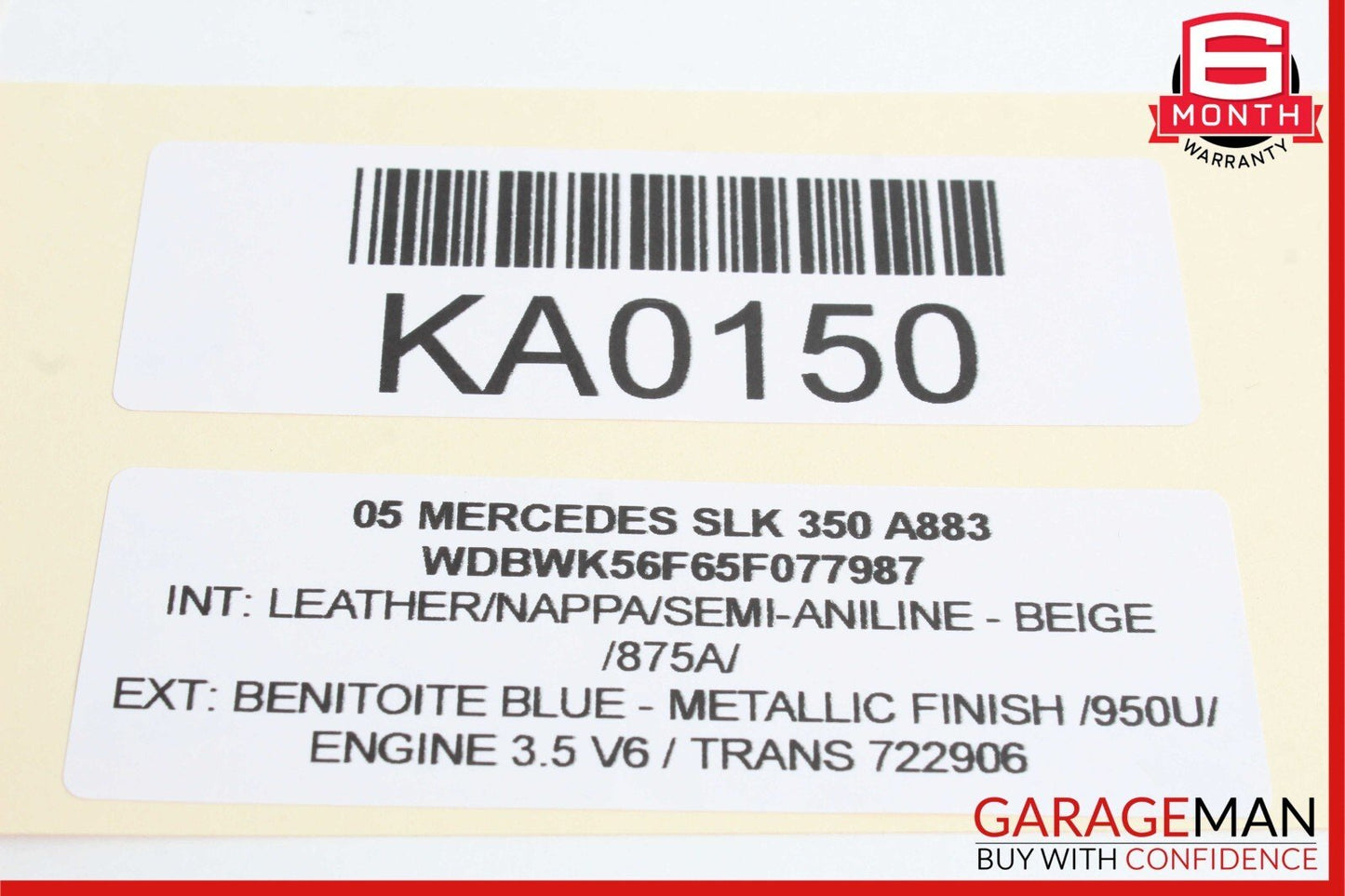 05-08 Mercedes R171 SLK280 SLK350 Dash Information Multimedia Display Screen