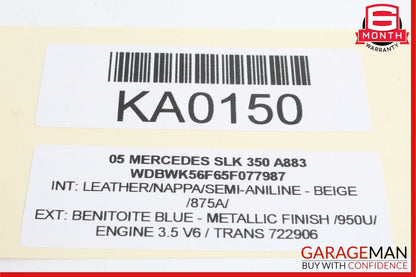 05-08 Mercedes R171 SLK280 SLK350 Dash Information Multimedia Display Screen