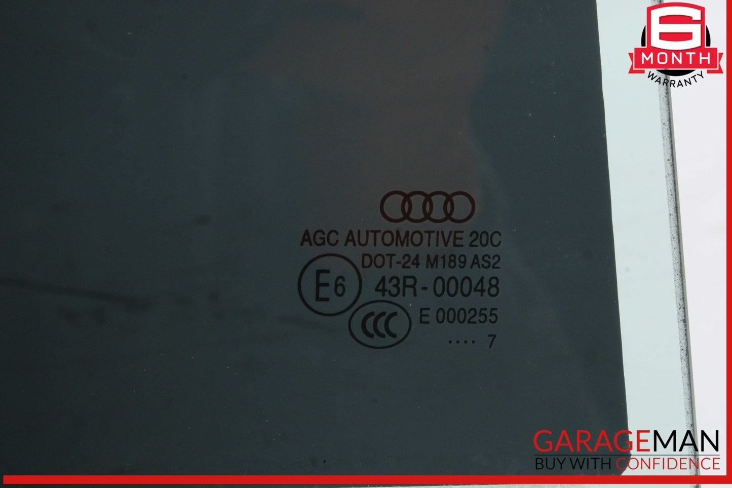 2015-2020 Audi A3 Rear Right Passenger Side Door Window Glass 43R00048