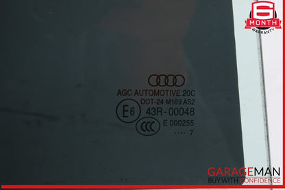 2015-2020 Audi A3 Rear Right Passenger Side Door Window Glass 43R00048
