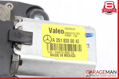 06-13 Mercedes X166 GL450 ML500 R350 Rear Glass Windshield Wiper Motor Unit OEM