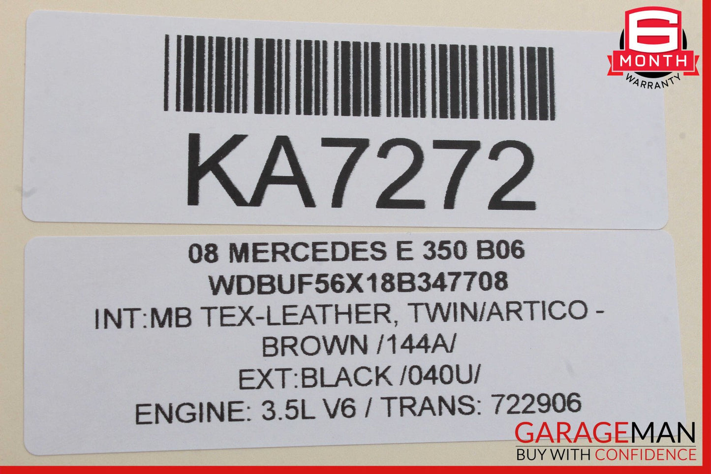 07-09 Mercedes W211 E350 Front Right Seatbelt Seat Belt Retractor OEM