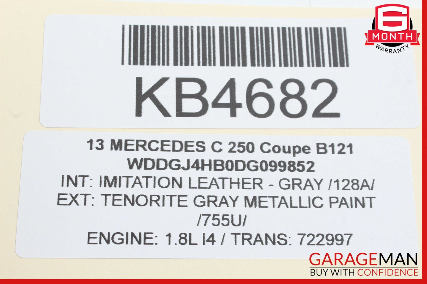 12-14 Mercedes W204 C250 C300 C350 Rear Fuse Relay Box Module 2049060305 OEM