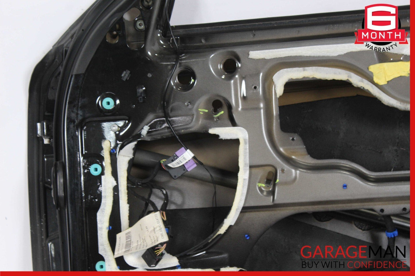 03-13 Maserati Quattroporte M139 Front Right Passenger Side Door Shell Black OEM