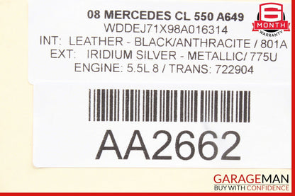07-09 Mercedes S550 CL550 CL600 Bluetooth Communication Controller Module