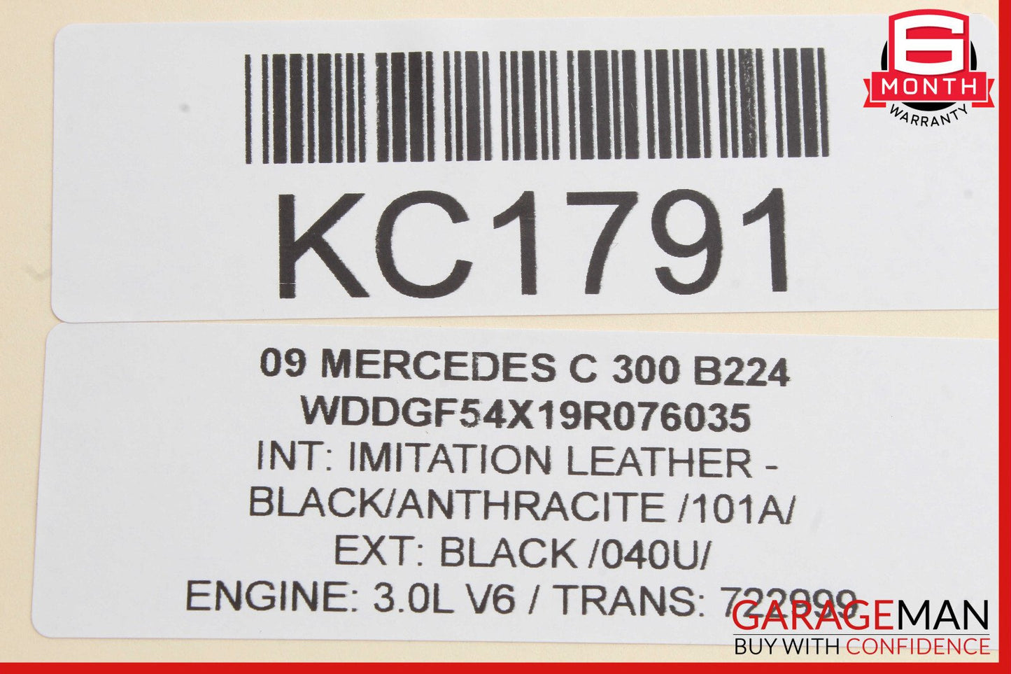 08-14 Mercedes W204 C300 C350 C63 AMG Rear Left Door Lock Latch Actuator OEM