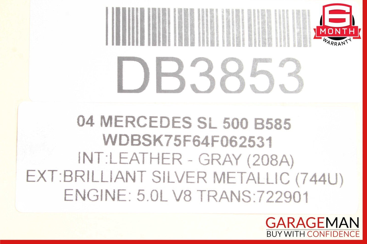 03-08 Mercedes R230 SL500 Engine Motor Radiator A/C AC Condenser Oil Cooler Assy