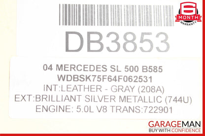 03-08 Mercedes R230 SL500 Engine Motor Radiator A/C AC Condenser Oil Cooler Assy