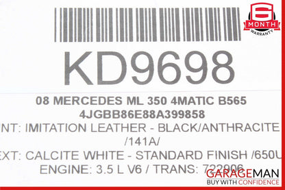 06-13 Mercedes W164 ML350 CL550 TPMS Tire Pressure Control 1645404701 OEM