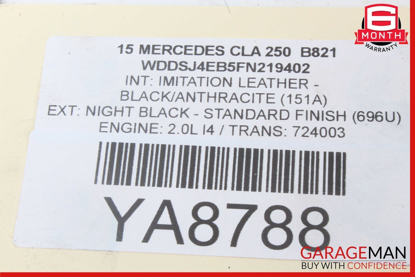 14-19 Mercedes W117 CLA250 CLA45 AMG AC A/C Air Conditioning Compressor OEM