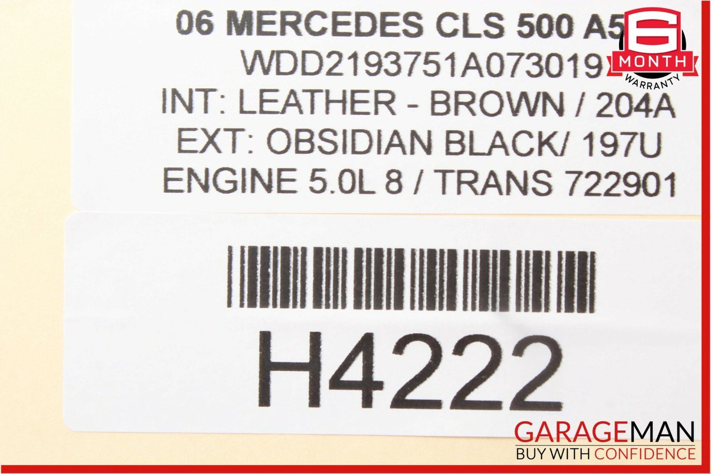06-11 Mercedes W219 CLS500 Front Left Door Controller Module Unit