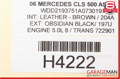 06-11 Mercedes W219 CLS500 Front Left Door Controller Module Unit