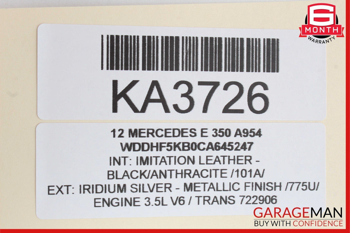 10-18 Mercedes W212 E350 CLS63 Rear SAM Module Relay Fuse Box 2129005001 OEM
