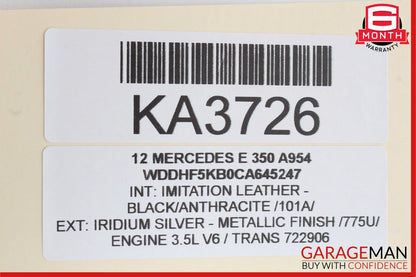 10-18 Mercedes W212 E350 CLS63 Rear SAM Module Relay Fuse Box 2129005001 OEM