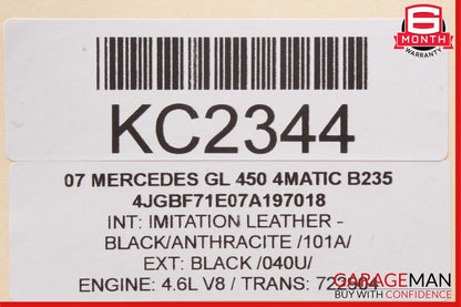 07-13 Mercedes X164 GL450 4MATIC TPMS Tire Pressure Control 1645403762 OEM
