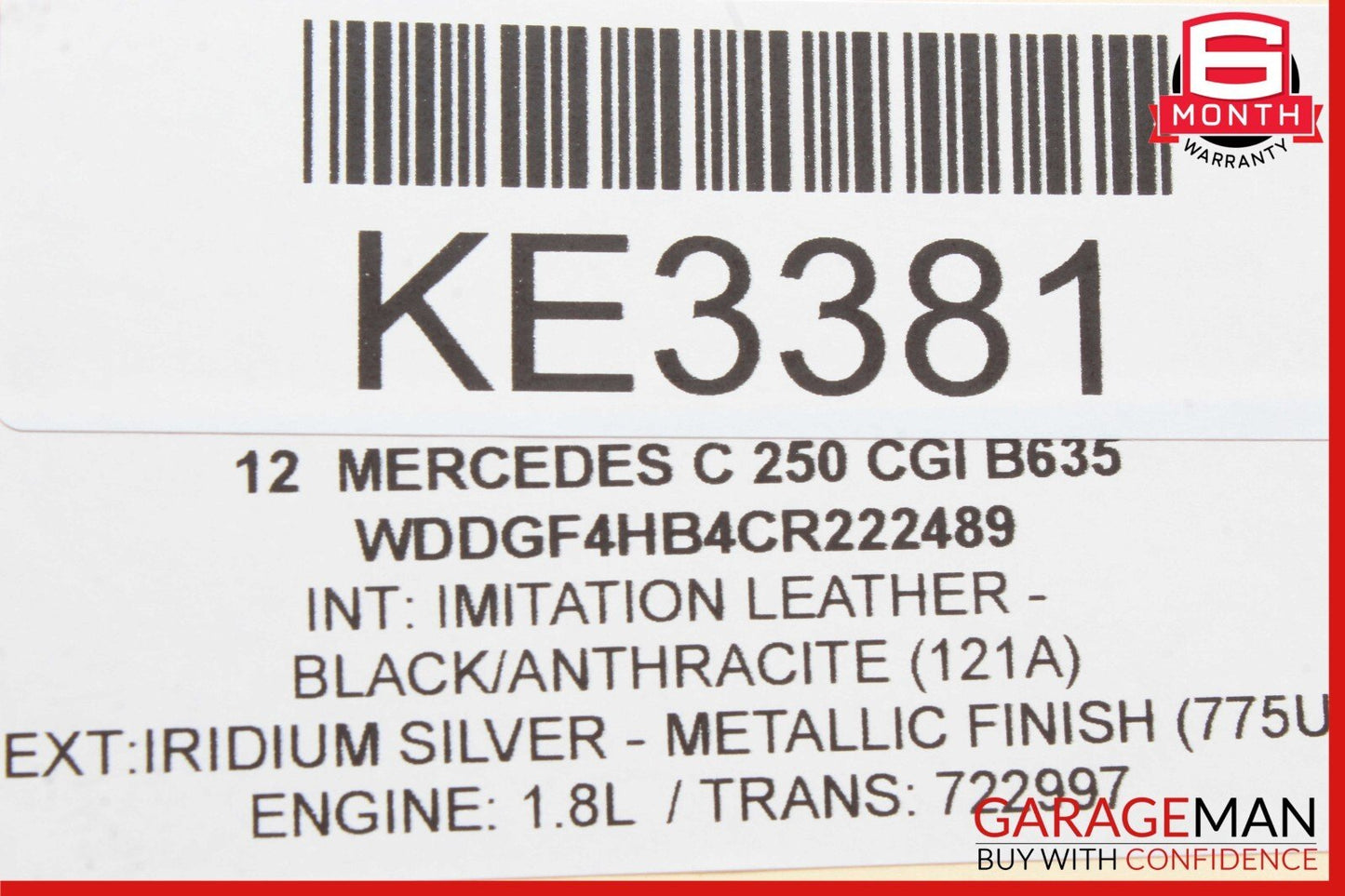 08-18 Mercedes W204 C250 E350 Front Right Side Door Control Module Unit OEM