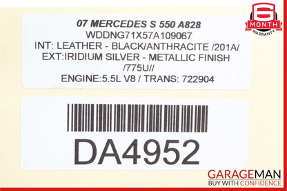 07-13 Mercedes W221 S550 CL600 Rear Left Driver Side Upper Control Arm OEM