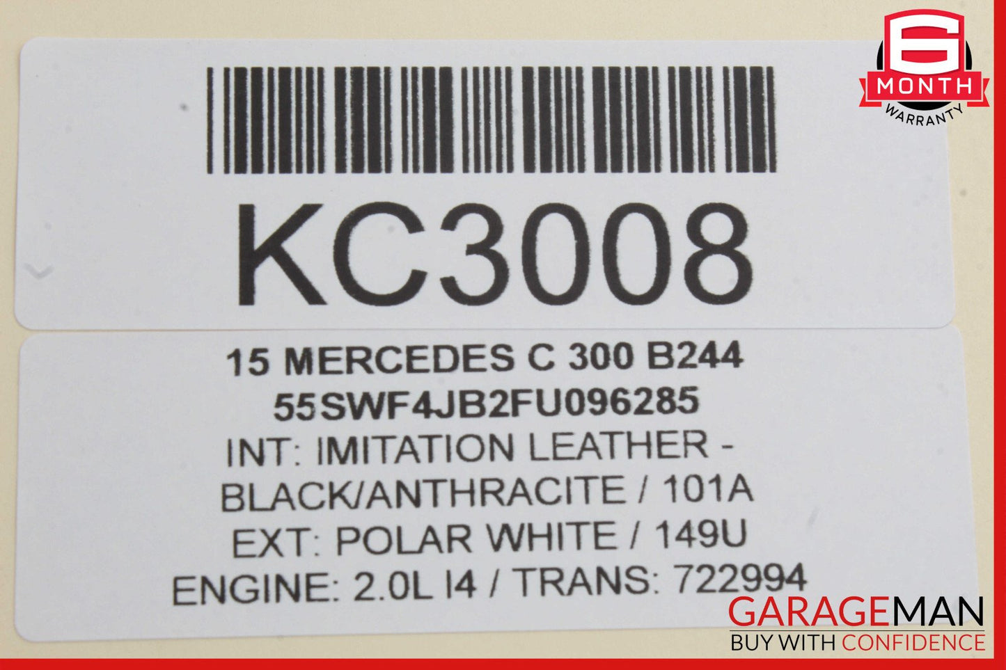 15-20 Mercedes W205 C300 Gas Throttle Accelerator Pedal 2053000004 OEM