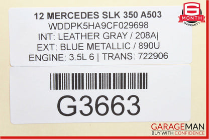 12-16 Mercedes R172 SLK350 Power Steering Gear Power Rack Pinion 1724600100 OEM