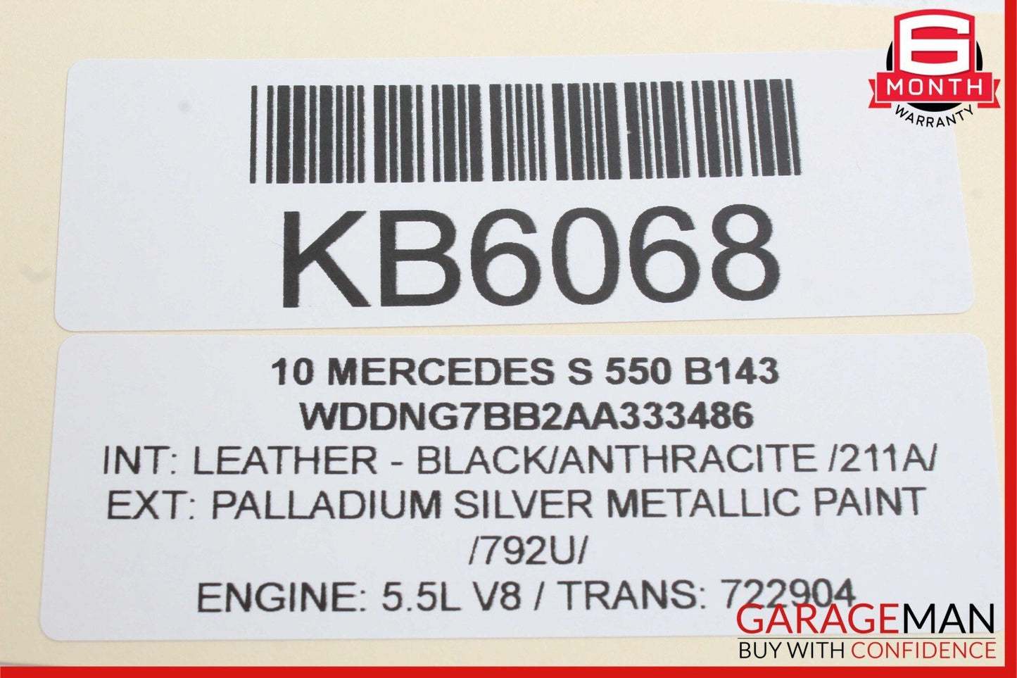 07-13 Mercedes W221 S550 CL550 Front Left Side Dashboard AC A/C Air Vent Trim
