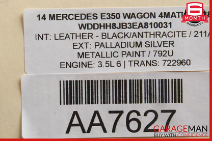 10-14 Mercedes W212 E350 S550 Active Lane Assist Front Camera Multi Purpose OEM