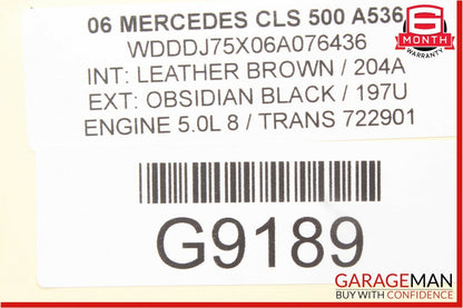 06-11 Mercedes W219 CLS500 CLS550 Rear Right Passenger Door Control Module OEM