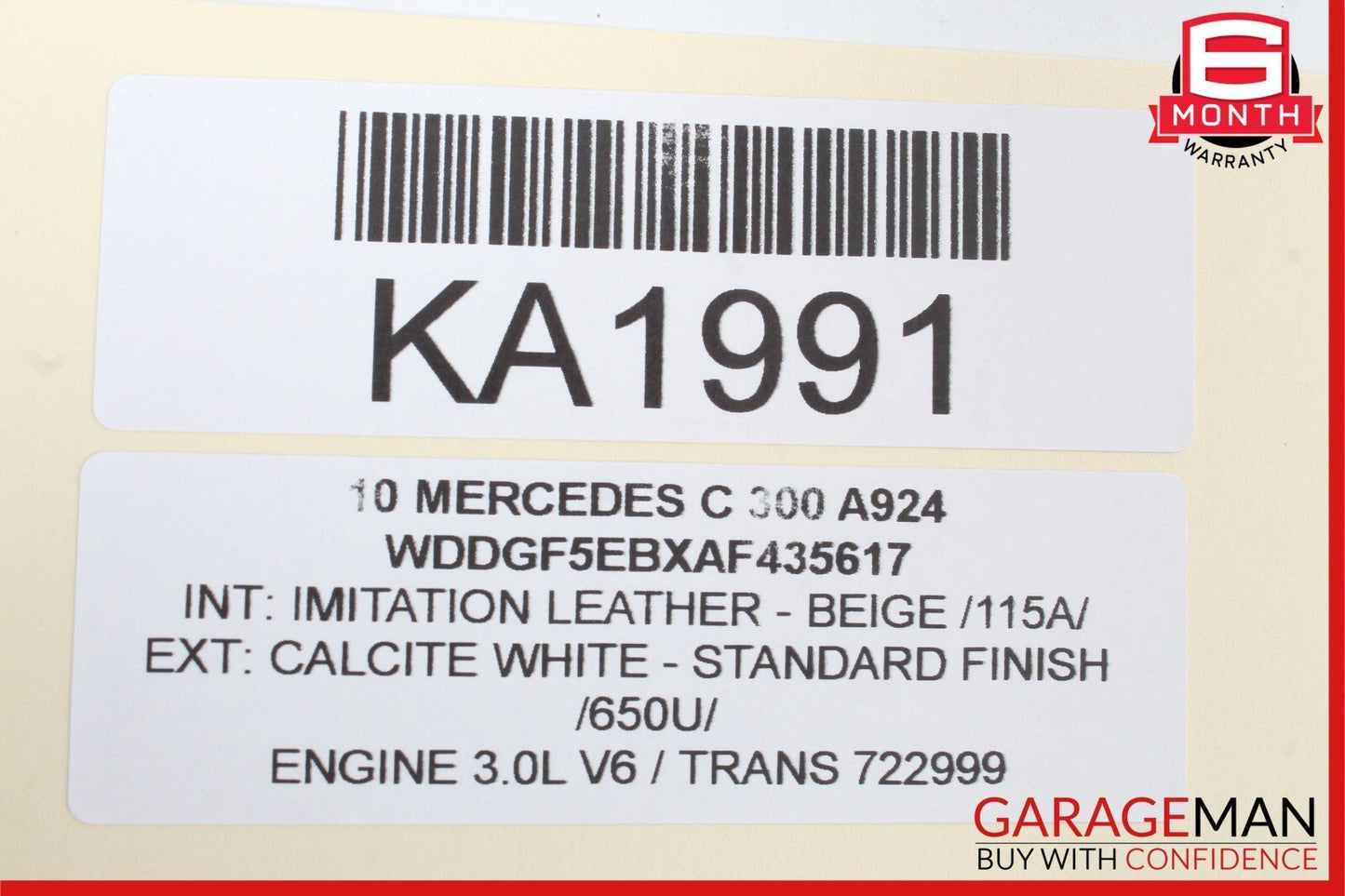 08-14 Mercedes W204 C300 Front Left Side Door Panel Tweeter Speaker Cover OEM