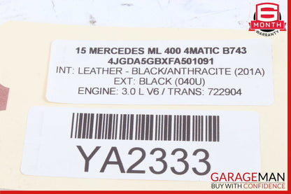 12-19 Mercedes W166 ML400 GLE350 Rear Left Driver Side Lower Control Arm OEM