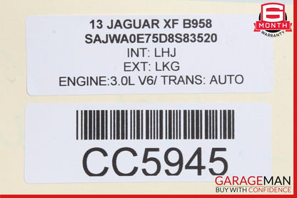 09-15 Jaguar XF XFR Front Bumper Support Reinforcement Impact Bar OEM