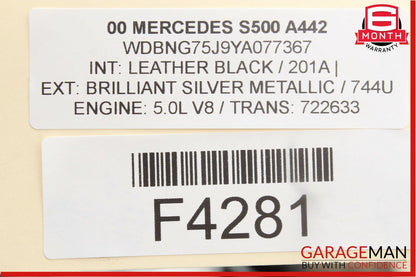 00-06 Mercedes W220 S430 S500 S55 Front Left Driver Side Seat Control Module OEM