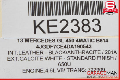 12-19 Mercedes X166 GL450 GLE350 Rear Right Side Door Control Module OEM