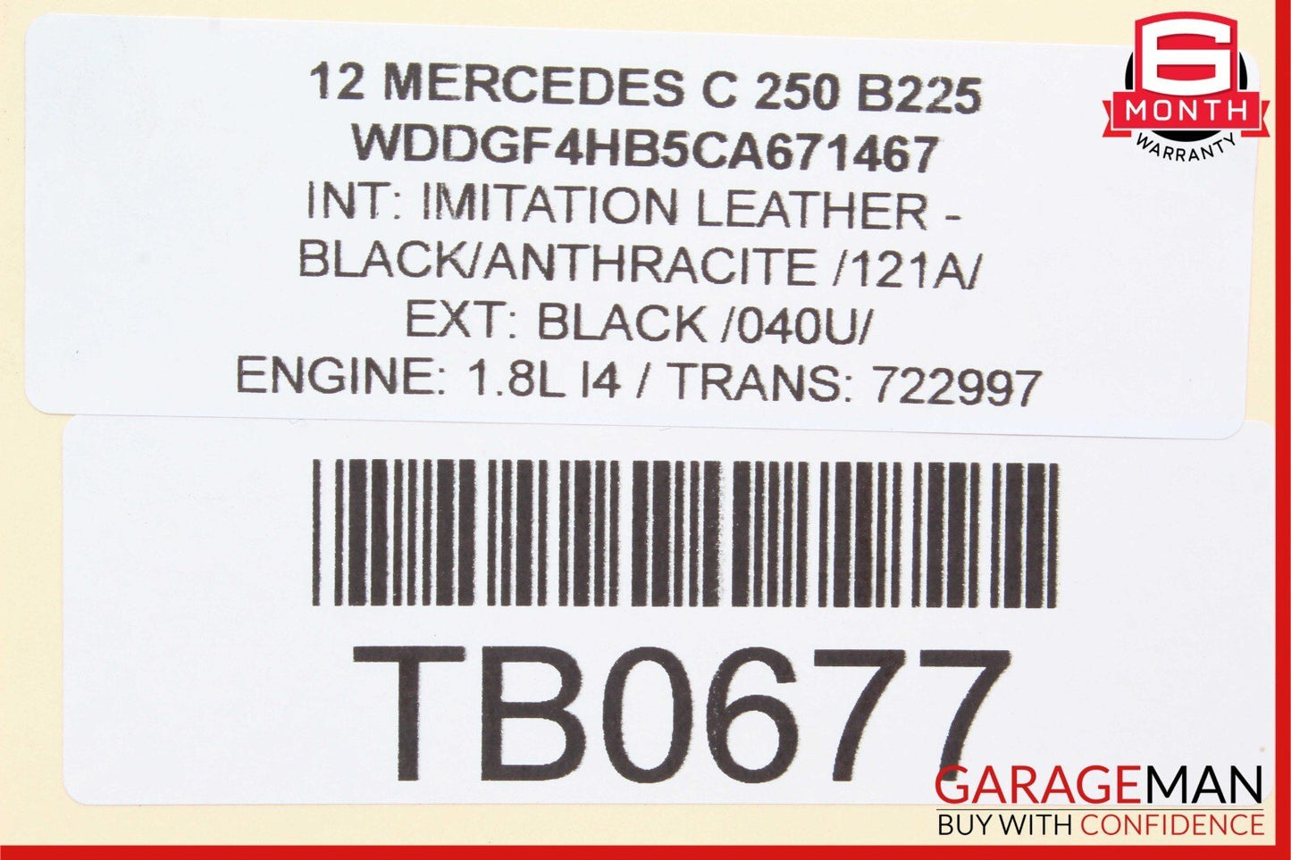 08-17 Mercedes C250 SLK250 E400 Front Left Driver Side Lower Control Arm RWD OEM