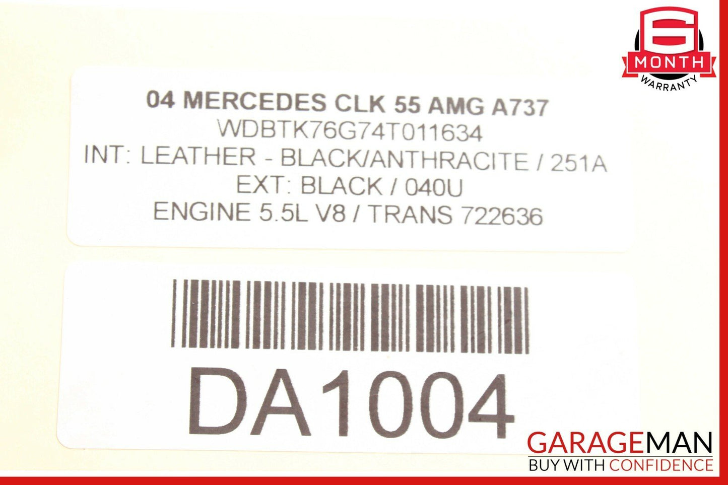 03-09 Mercedes W209 CLK350 CLK500 Front Right Door Window Regulator Motor Unit
