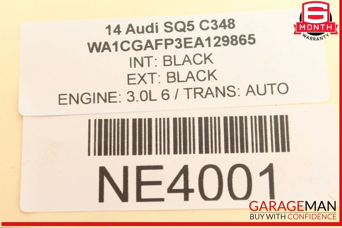 14-17 Audi SQ5 Q5 Left Driver Side Exhaust Manifold Header 06E253033T OEM