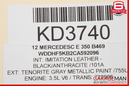 08-20 Mercedes E400 SLK350 C300 E350 Front Right Side Door Lock Latch Actuator