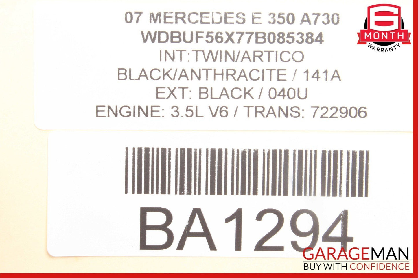 03-09 Mercedes W211 E350 E63 AMG Rear Left Driver Side Door Control Module Unit