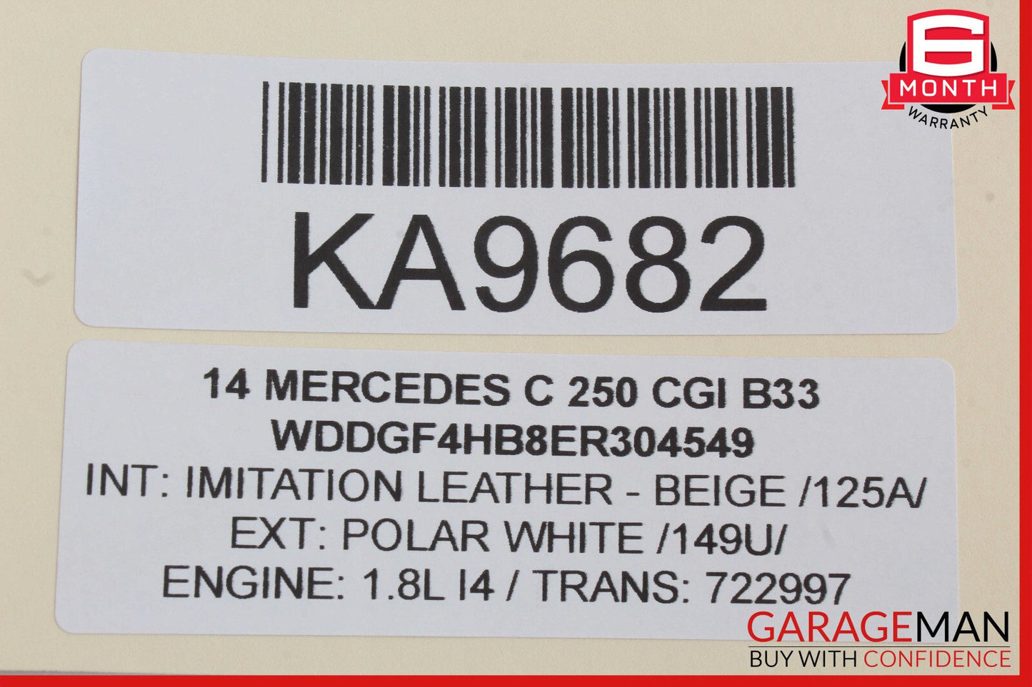 08-14 Mercedes W204 C250 C350 Front Right Side Door Lock Latch Actuator OEM