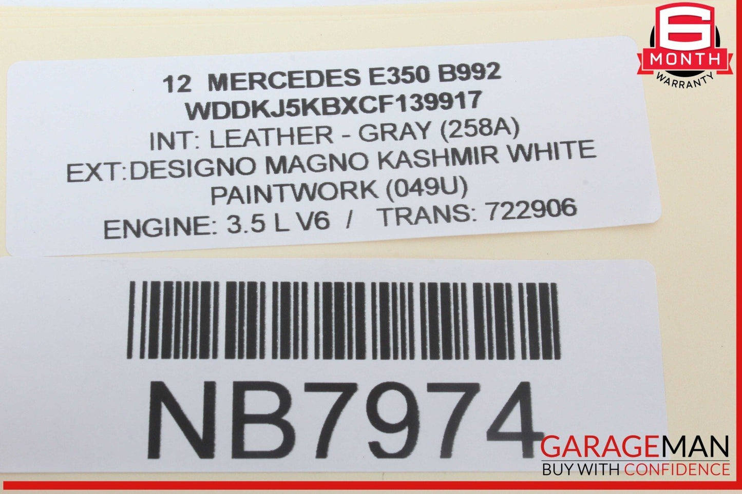 10-17 Mercedes W207 E350 E550 Front Right Side Seat Belt Feeder Retractor OEM