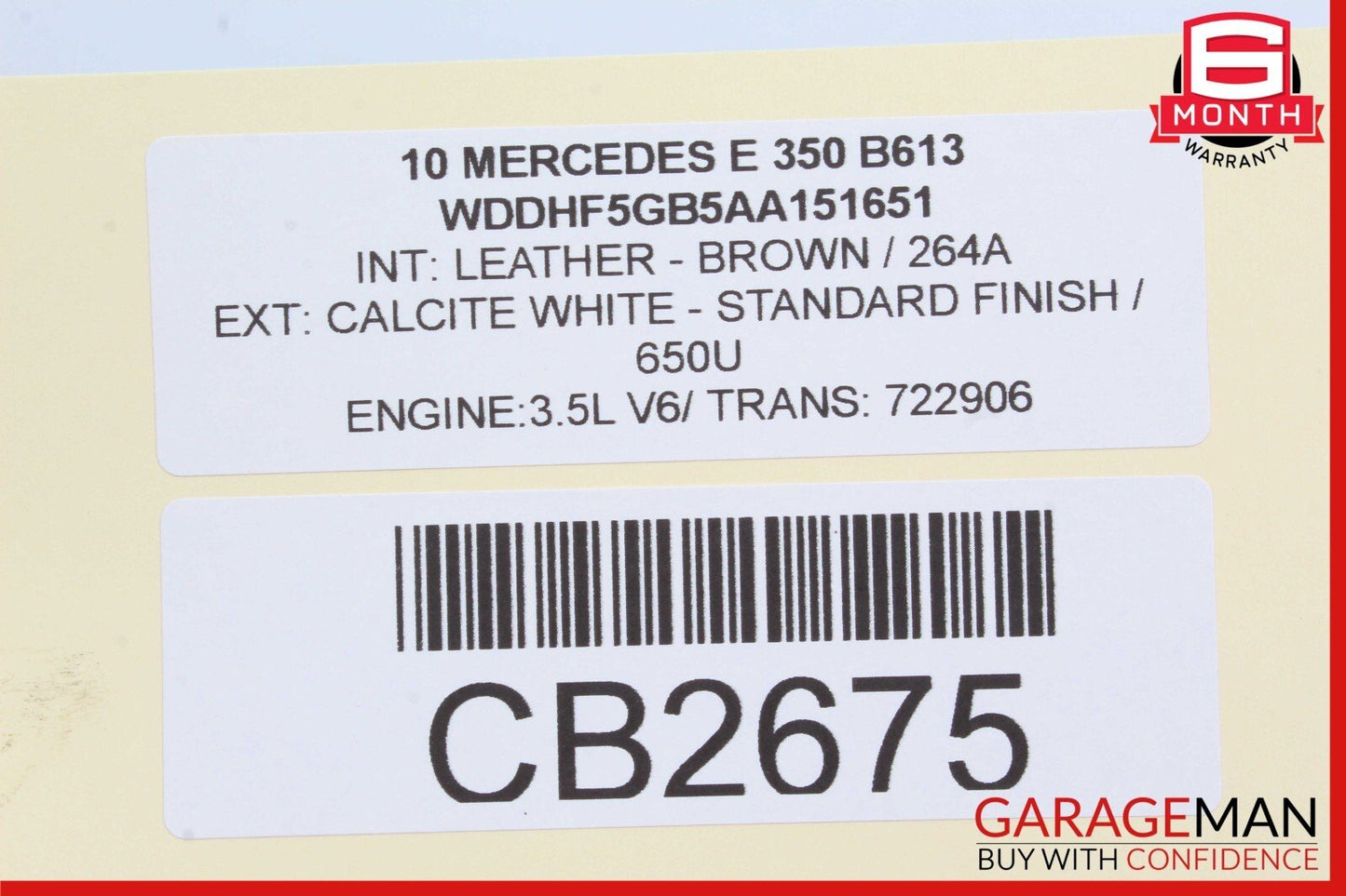06-13 Mercedes W212 E350 S550 Front Right Engine Timing Chain Cover Plate OEM
