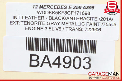 08-18 Mercedes W212 E550 C250 CLS550 Front Right Side Door Control Module Unit