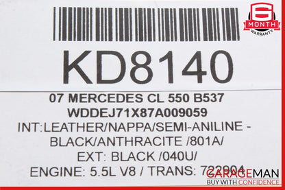 07-10 Mercedes W216 CL550 CL600 S550 S63 AMG Keyless Go Control Module Unit OEM